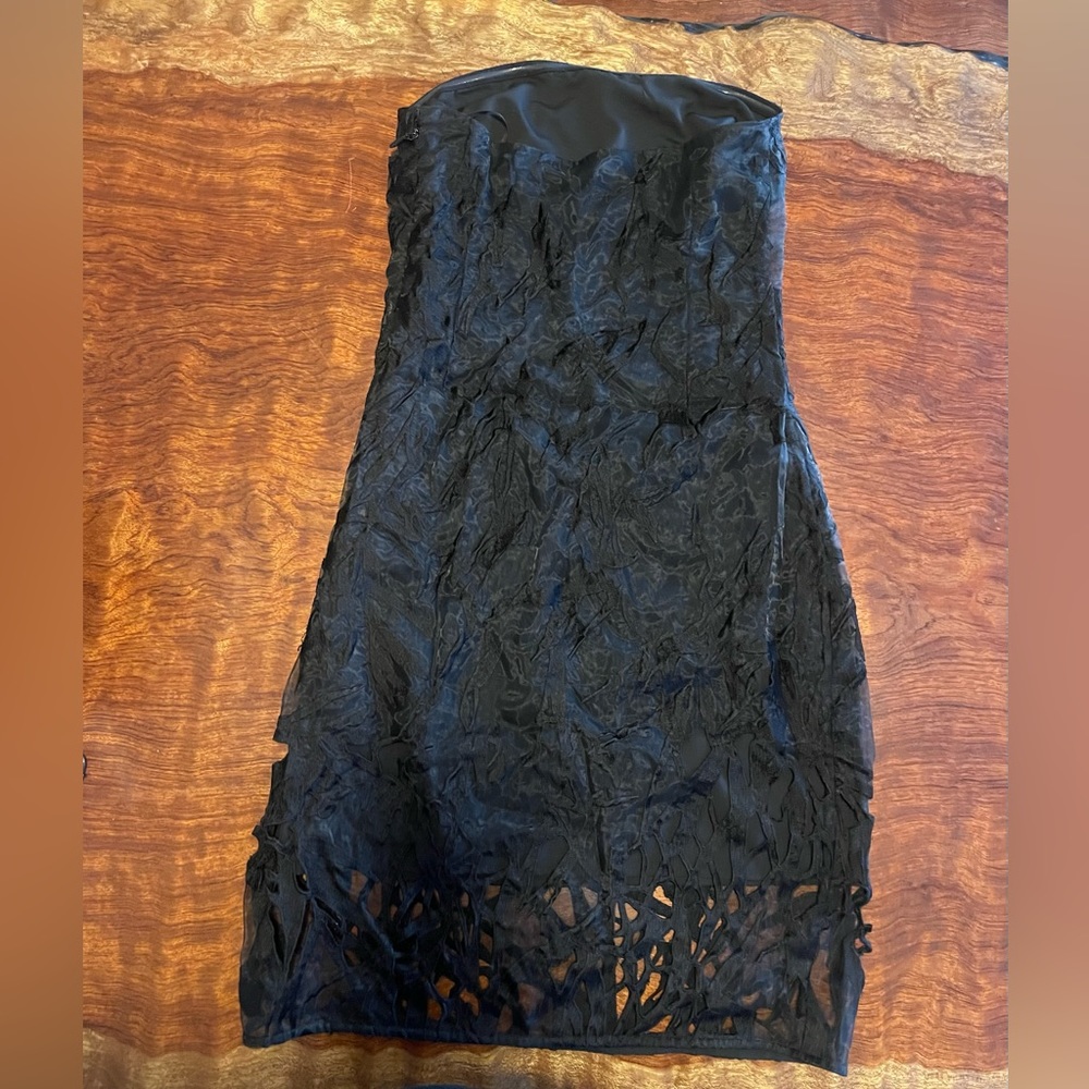 Black cocktail dress.